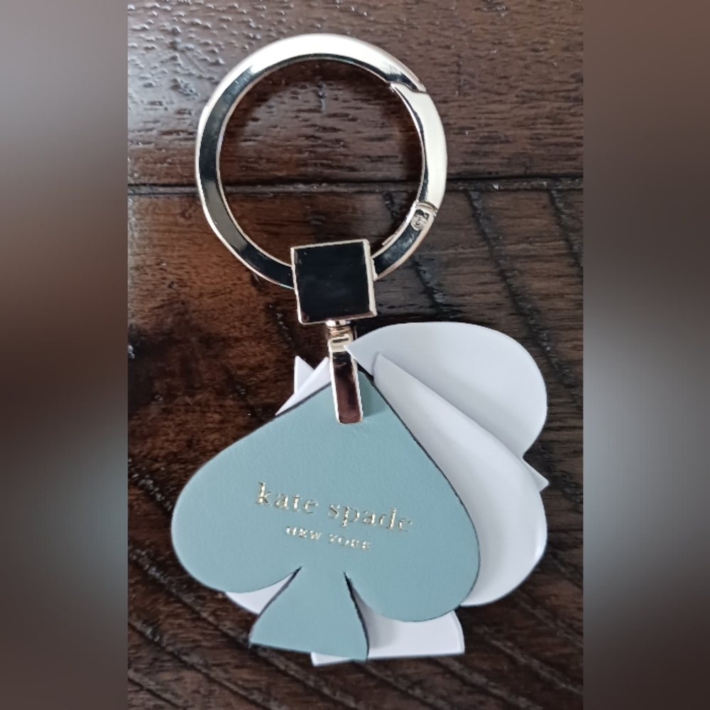 Kate Spade N.Y. Seaside Stacked Spade Gold & Multi Color Keyfob! NWOT! ♠…